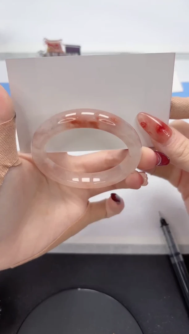 【闪购商品】石英质玉手镯未镶嵌A159-54.5