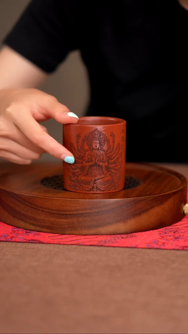 茶杯紫砂原矿紫砂