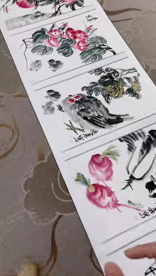 国画直播间凌老师的作品
