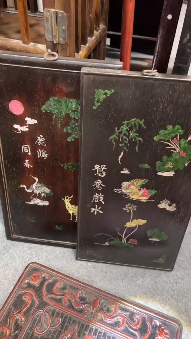 非洲紫檀（红花梨）两块