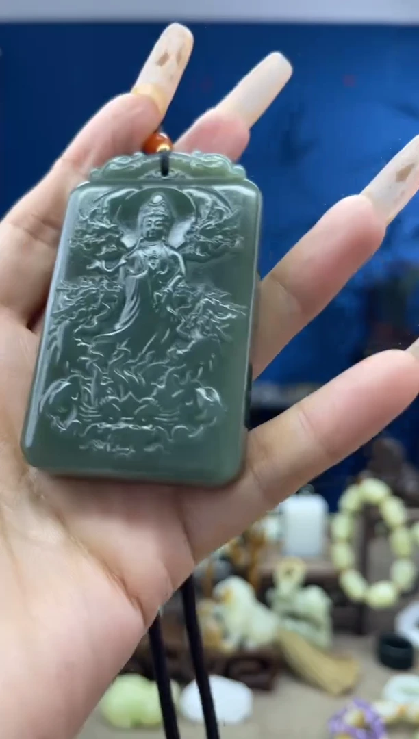 和田玉未镶嵌颈饰1