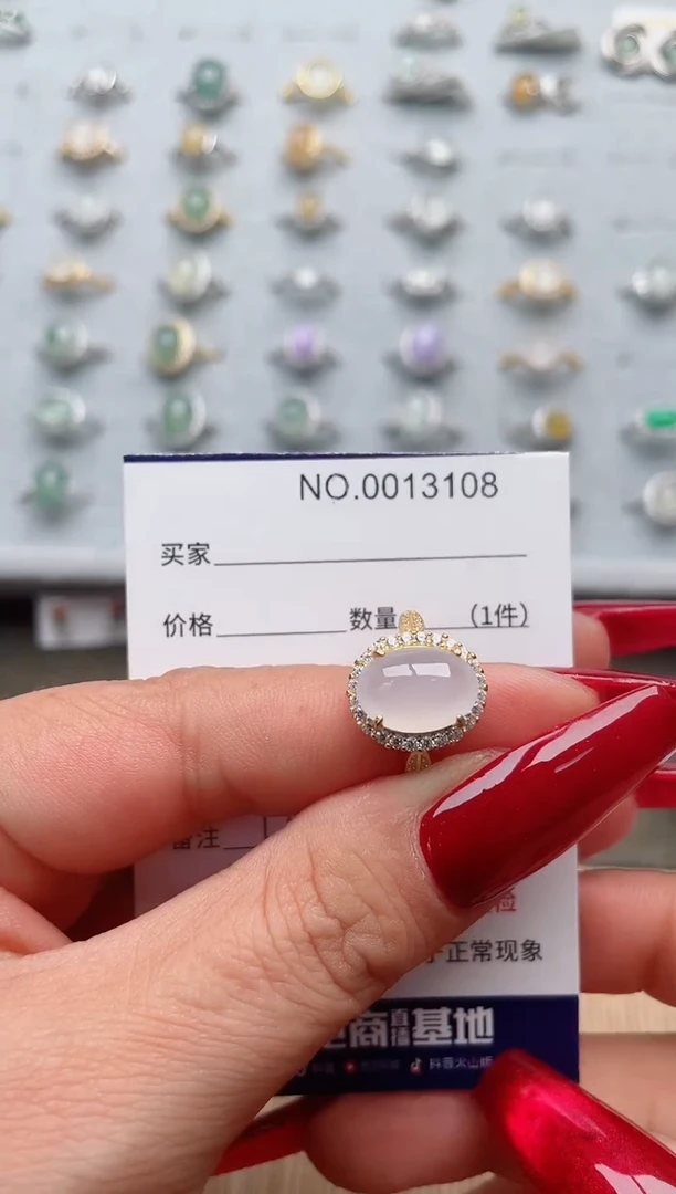 【闪购商品】翡翠戒指银S925镶嵌·