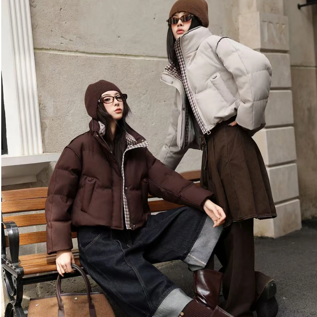 85116款新品时尚羽绒服短款