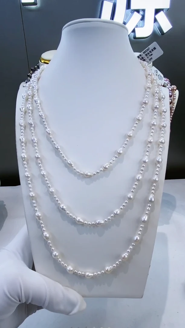 毛衣链未镶嵌淡水珍珠Y淡水毛衣链 160