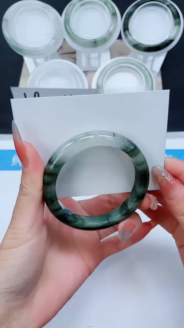 未镶嵌手镯石英质玉A8-52`53`54