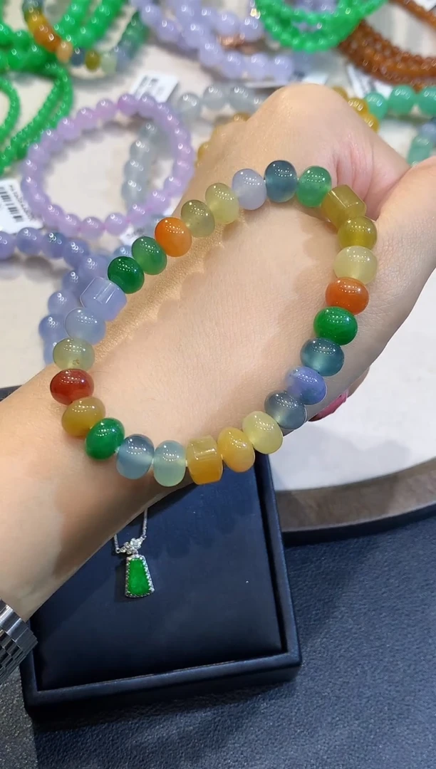 未镶嵌手串翡翠天****难CHG多样性发其一