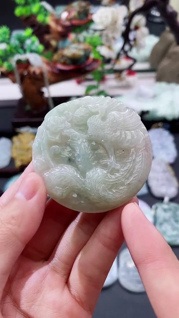 颈饰未镶嵌翡翠天然缅甸A货翡翠