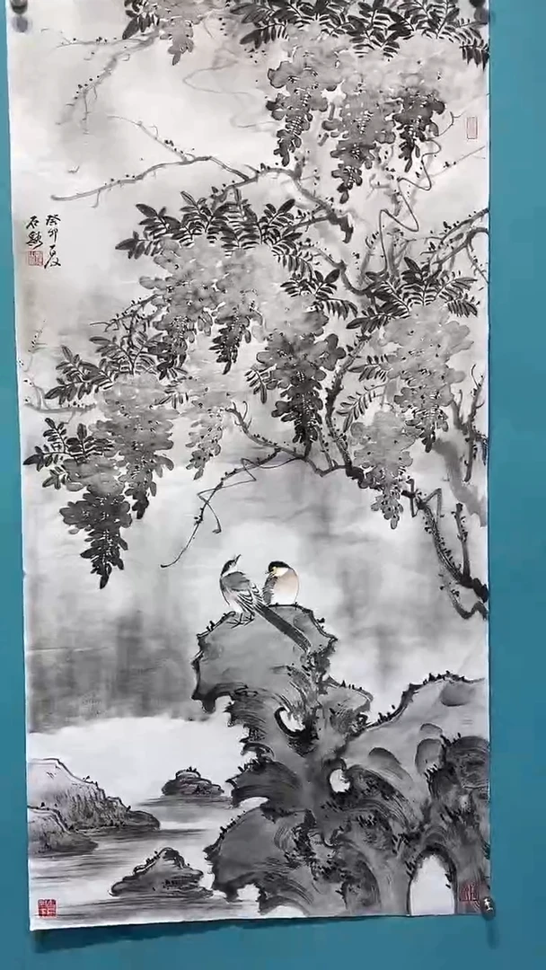 国画国画画都展厅国画作品B17