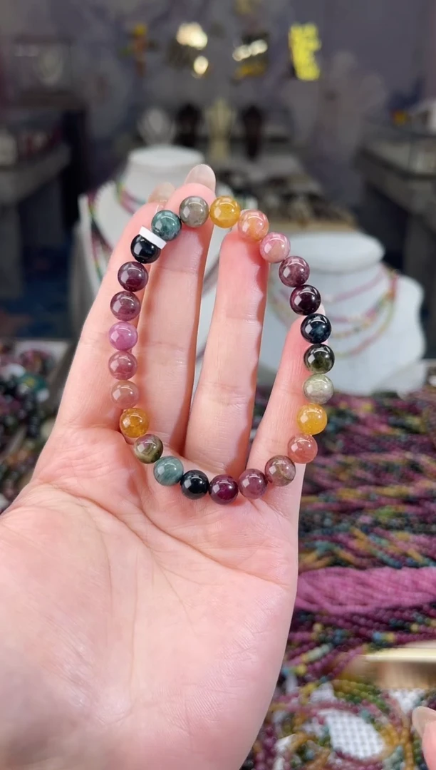 /未镶嵌碧玺7mm+碧玺单圈多样性发货