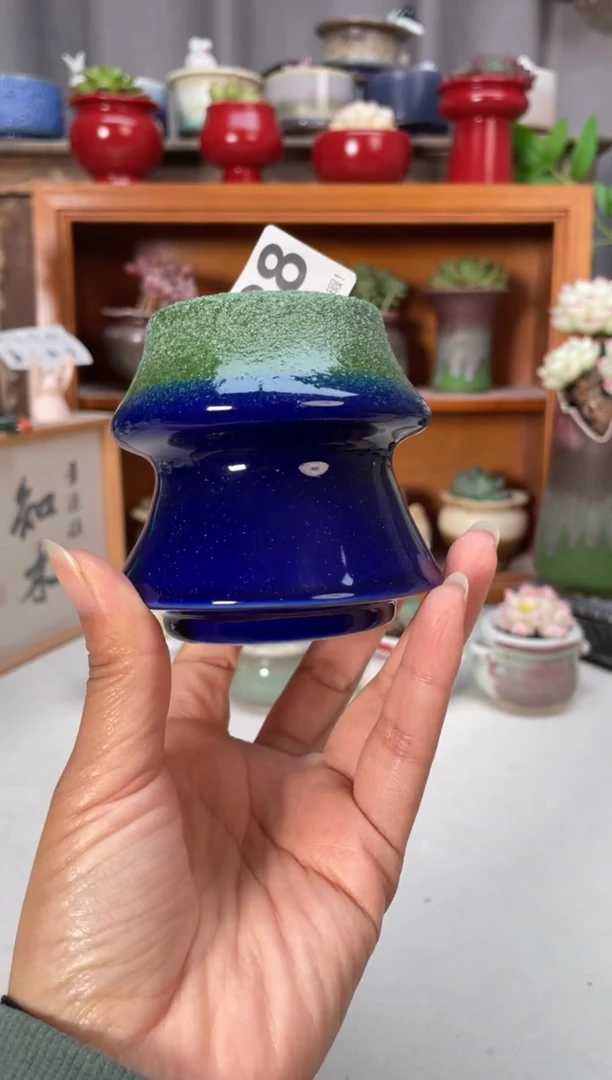 瓷片028知木小芳花盆