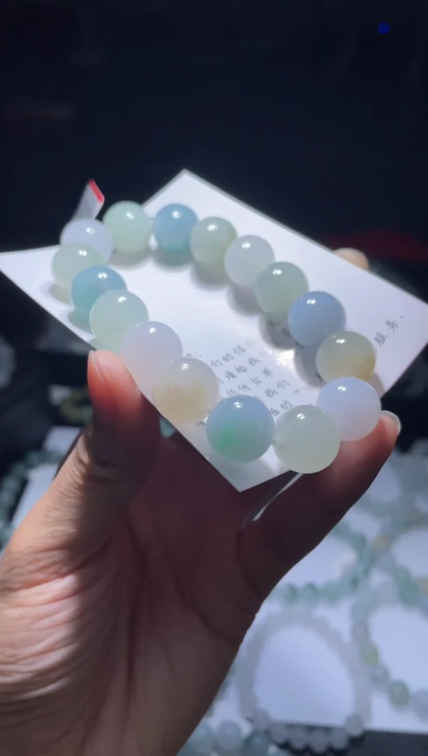 未镶嵌定制翡翠翡翠手串