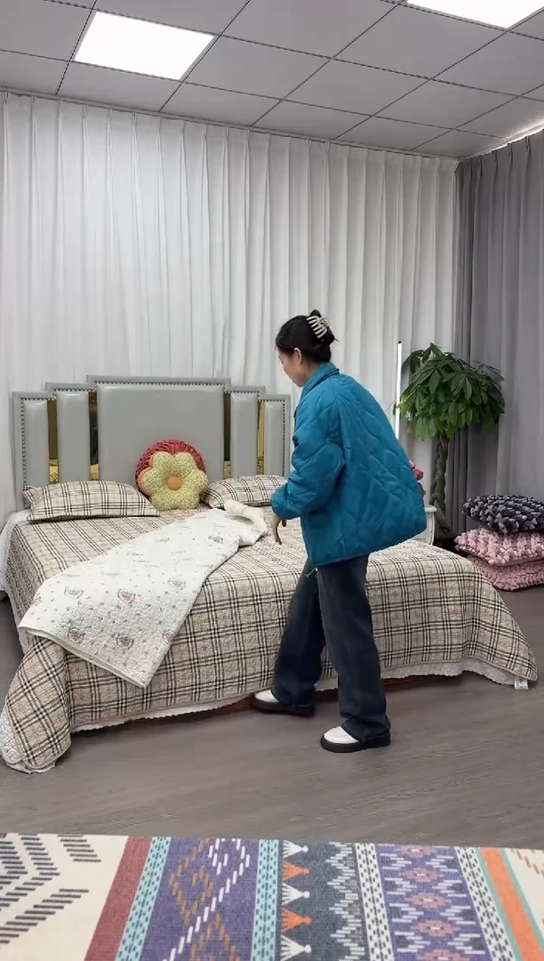 棉福利床盖如意花瓶2*2.2