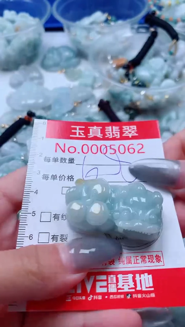 吊坠(不含链)未镶嵌翡翠5062