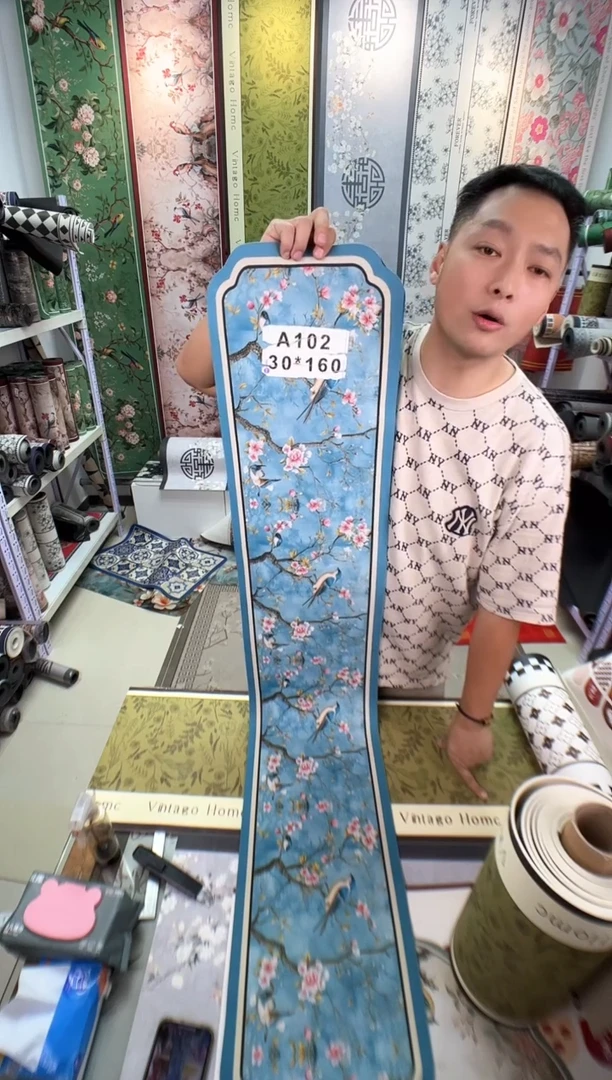 混纺茶*30 160 蓝中式样品