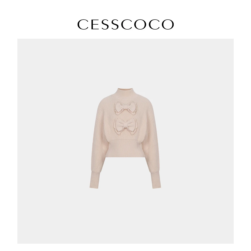 【丽公主专属】【CESSCOCO】针织上衣 S2D320289