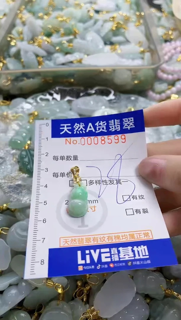 颈饰未镶嵌翡翠天然A货翡翠