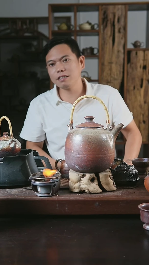 紫砂全手工秋*最大提梁壶