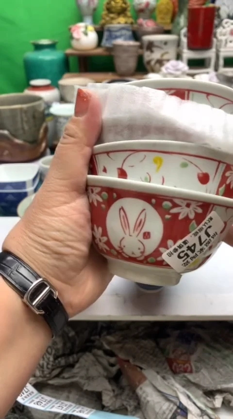 【闪购商品】盖碗海外回流瓷器