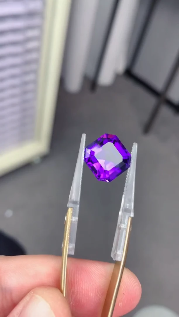 未镶嵌珠宝半成品紫晶11ct 紫水晶 定制