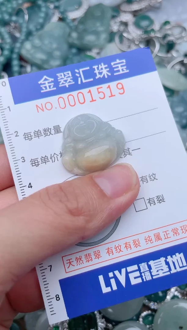 翡翠未镶嵌颈饰1519......