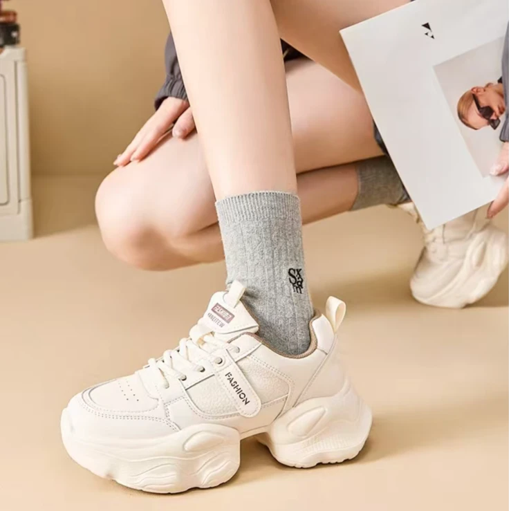 2025新款厚底小蛮腰休闲老爹鞋JD2588