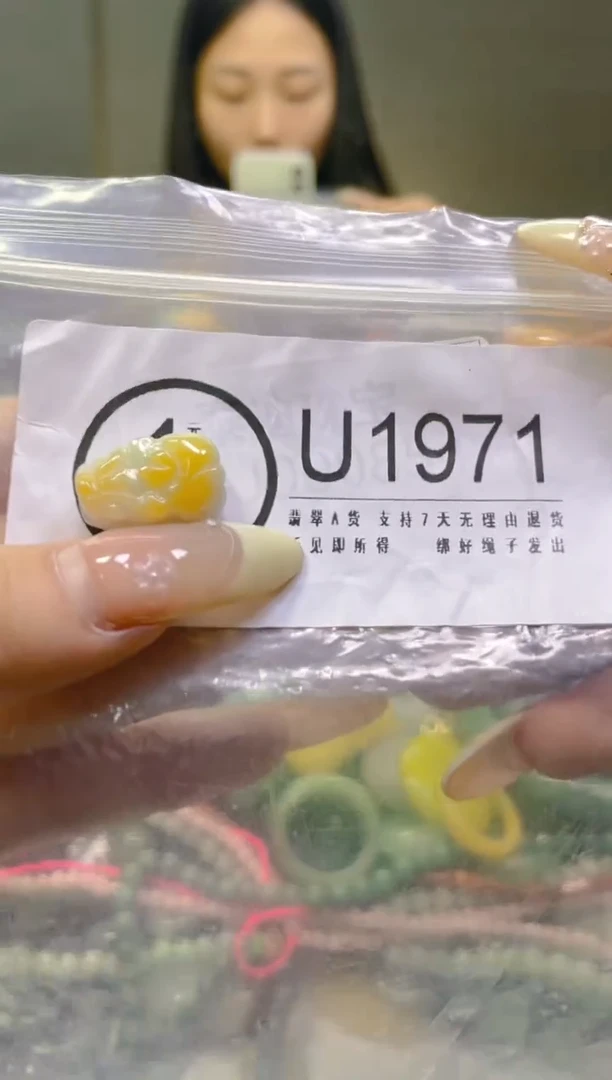 翡翠未镶嵌颈饰/U/翡翠A货一图一物