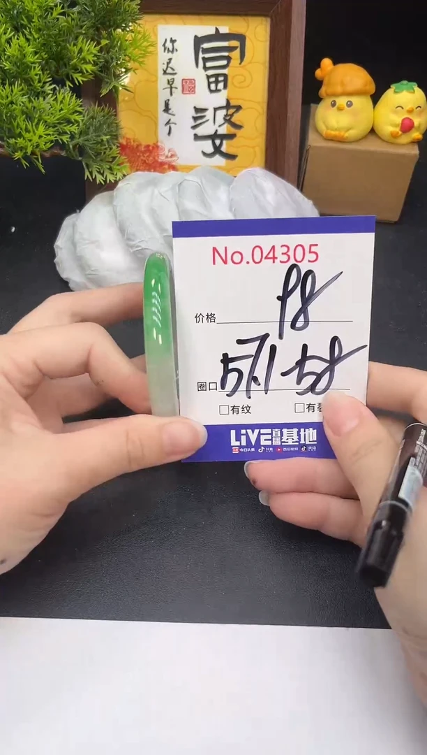 未镶嵌手镯翡翠4305