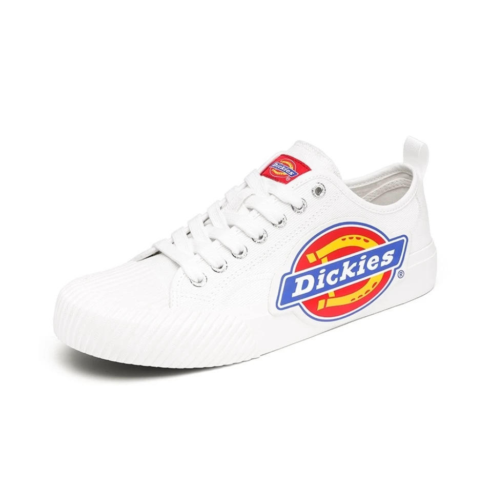 Dickies板鞋高帮百搭款春秋时尚经典饼干鞋休闲鞋223W50DK02-白色