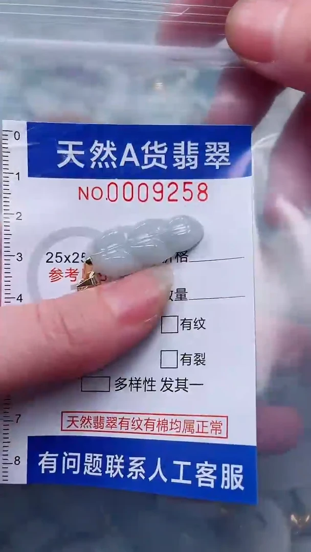 翡翠未镶嵌吊坠(不含链)1