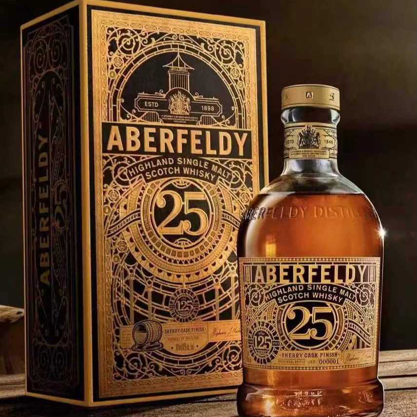 艾柏迪25年单一麦芽苏格兰威士忌 125周年ABERFELDY 25YO