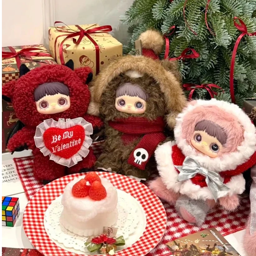 【MayMei霉霉冬日怪诞】正版盲盒毛绒玩偶公仔包包挂件女生日礼物