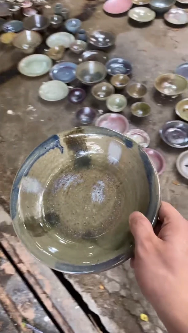 浪鬼柴烧生活陶系列随*盘子