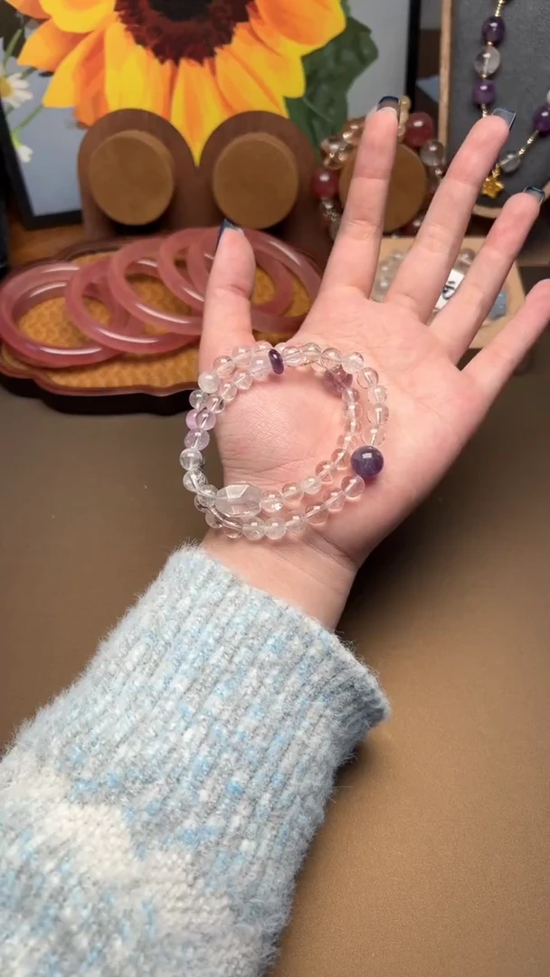 未镶嵌手串水晶1