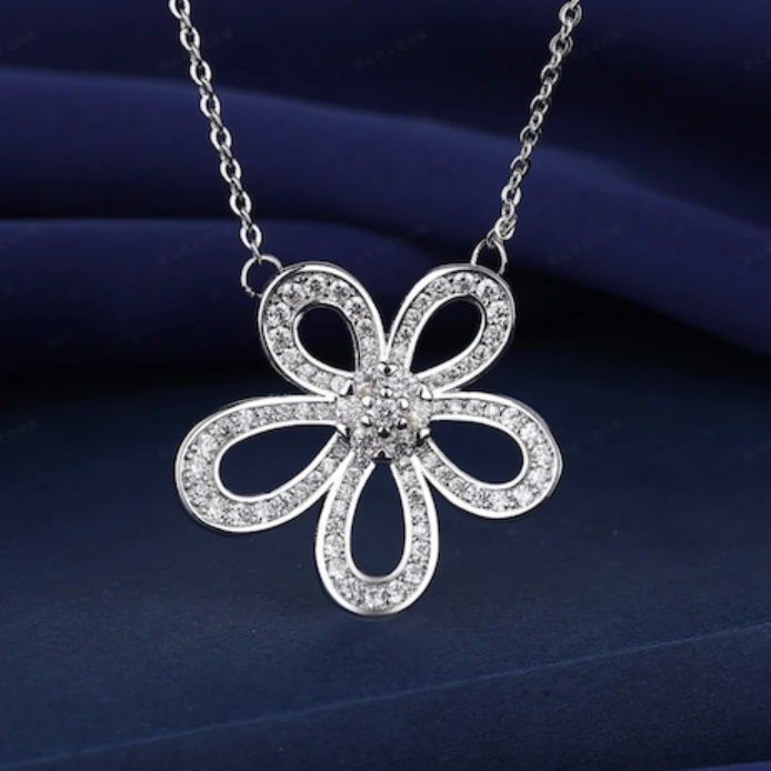 合金项链 太阳花项链  ZF-B17