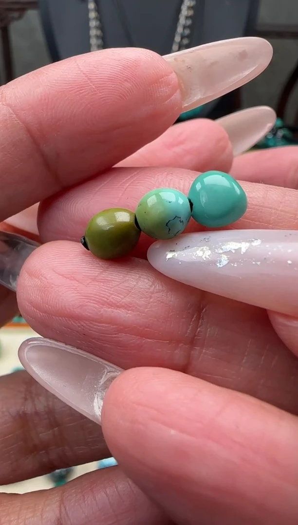 未镶嵌绿松石珠宝奇石绿松石