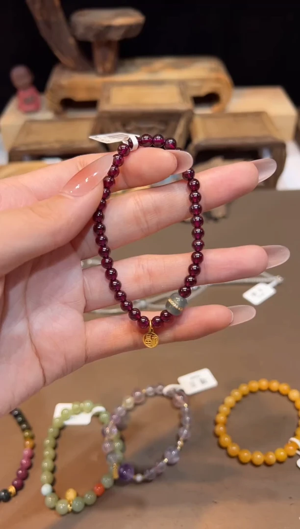 手链未镶嵌石榴石手饰@@D2199