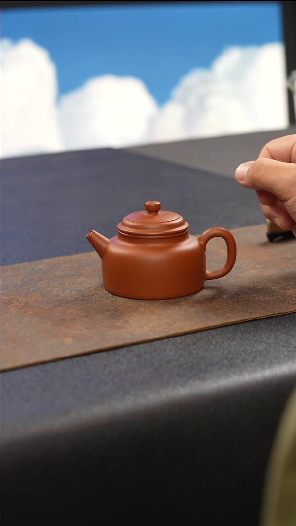 茶壶紫砂德钟 朱泥