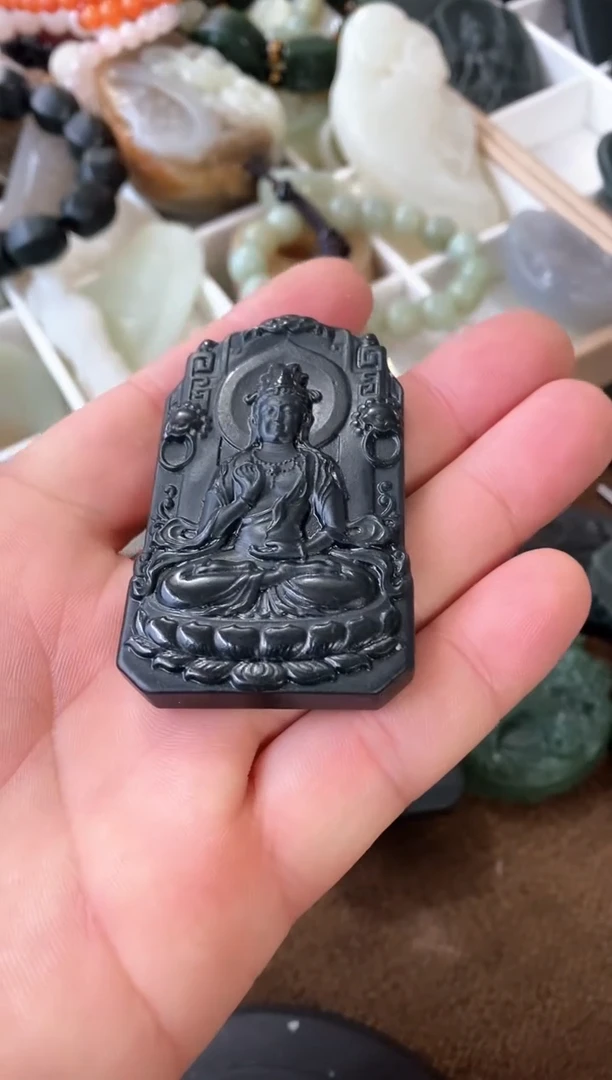 【闪购商品】和田玉吊坠(不含链)未镶嵌观音