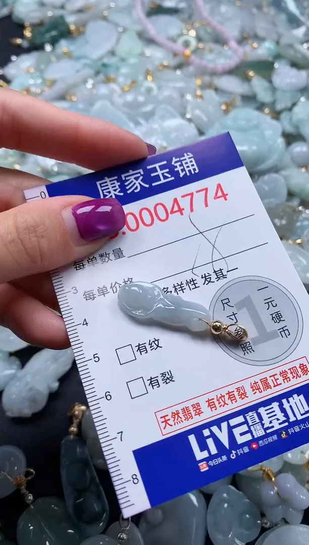 颈饰未镶嵌翡翠4774