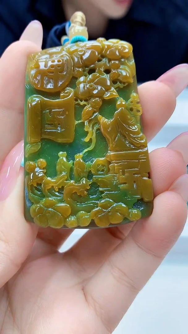 未镶嵌定制翡翠5154ty-毛货挂件118