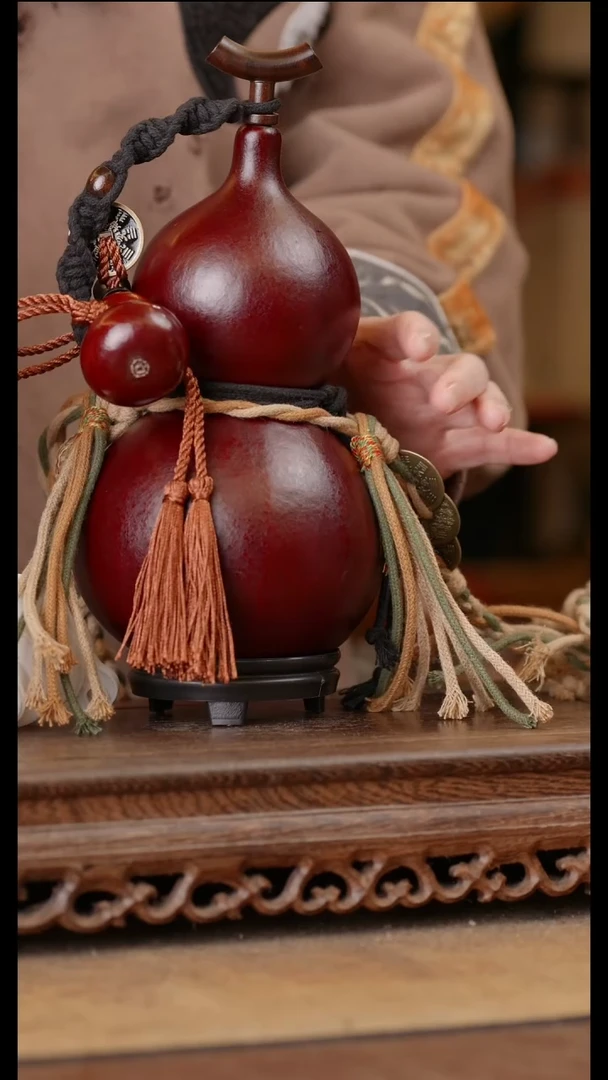 96号精品天然大漆酒葫芦一物一拍~