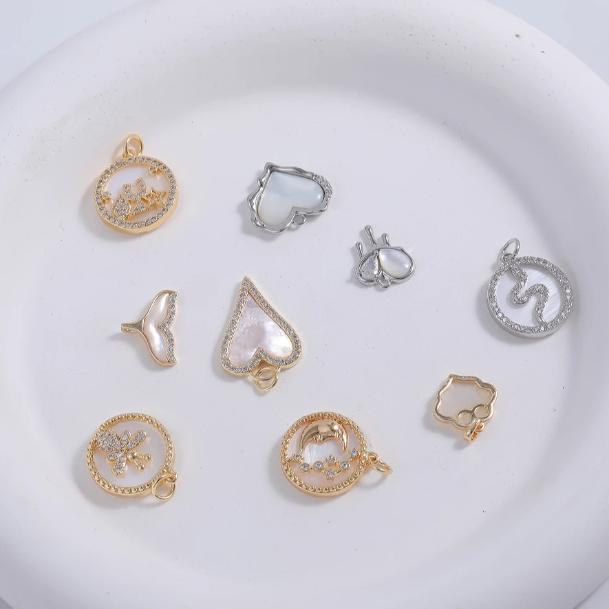 编号【X001-X100】饰品配件手工铜配件扣头隔片