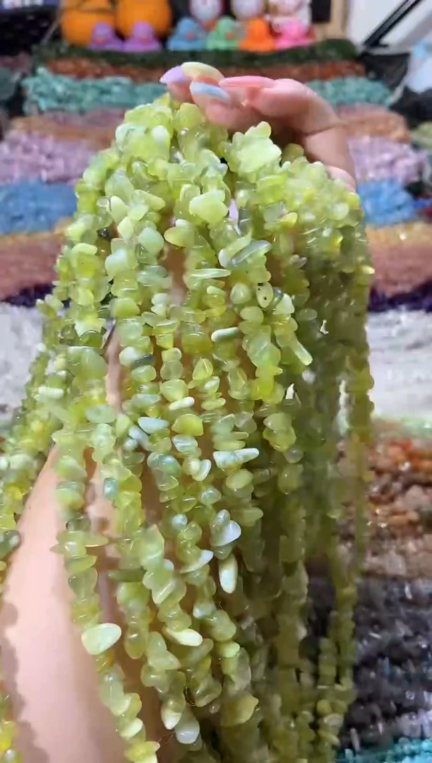 水晶珠宝半成品未镶嵌青提