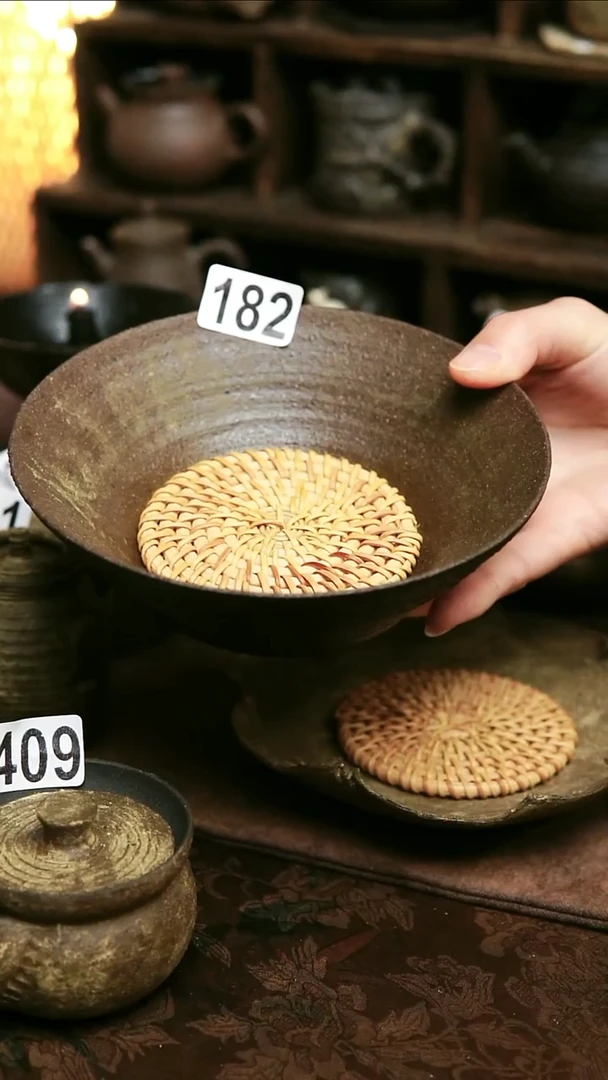 紫砂全手工深斗笠壶承