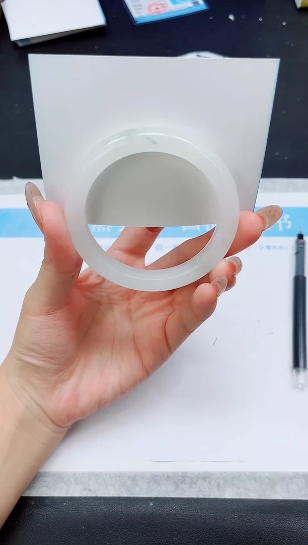 未镶嵌手镯石英质玉A22-58.5