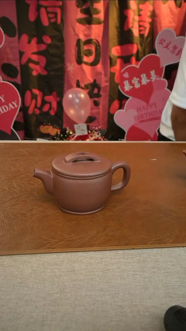 茶壶紫砂红皮龙老块汉瓦