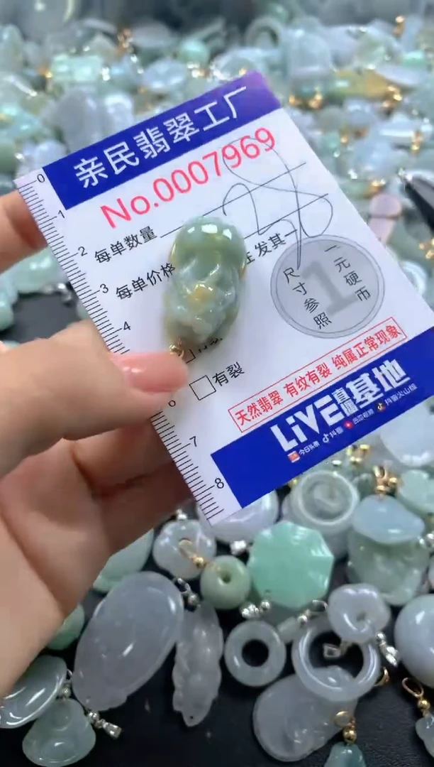 颈饰未镶嵌翡翠7969