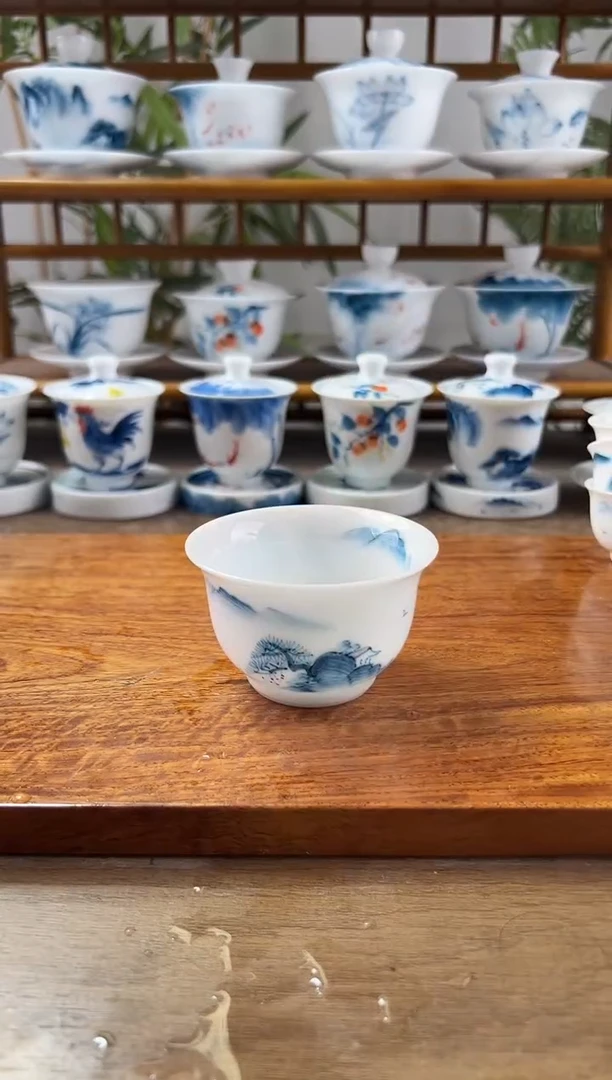 全品高冰千里江山大压手杯1个