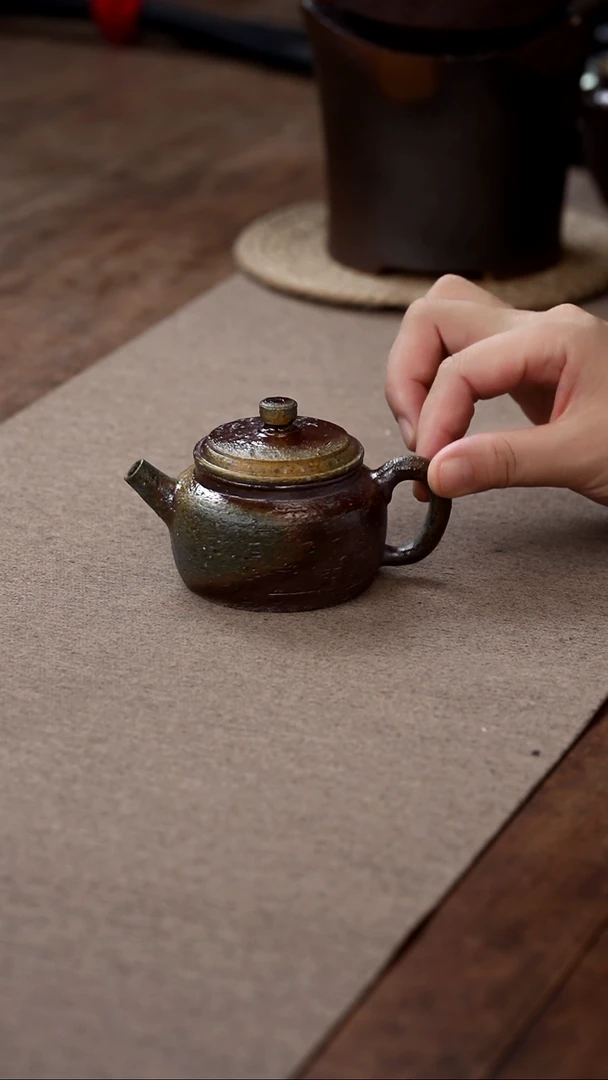 茶壶紫砂柴烧德钟
