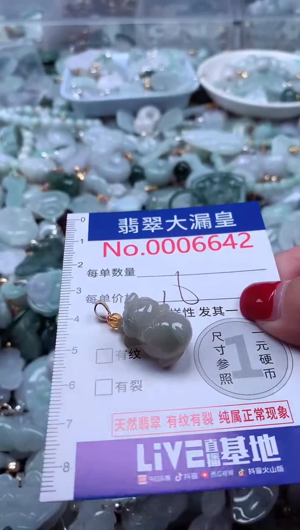 颈饰未镶嵌翡翠6642